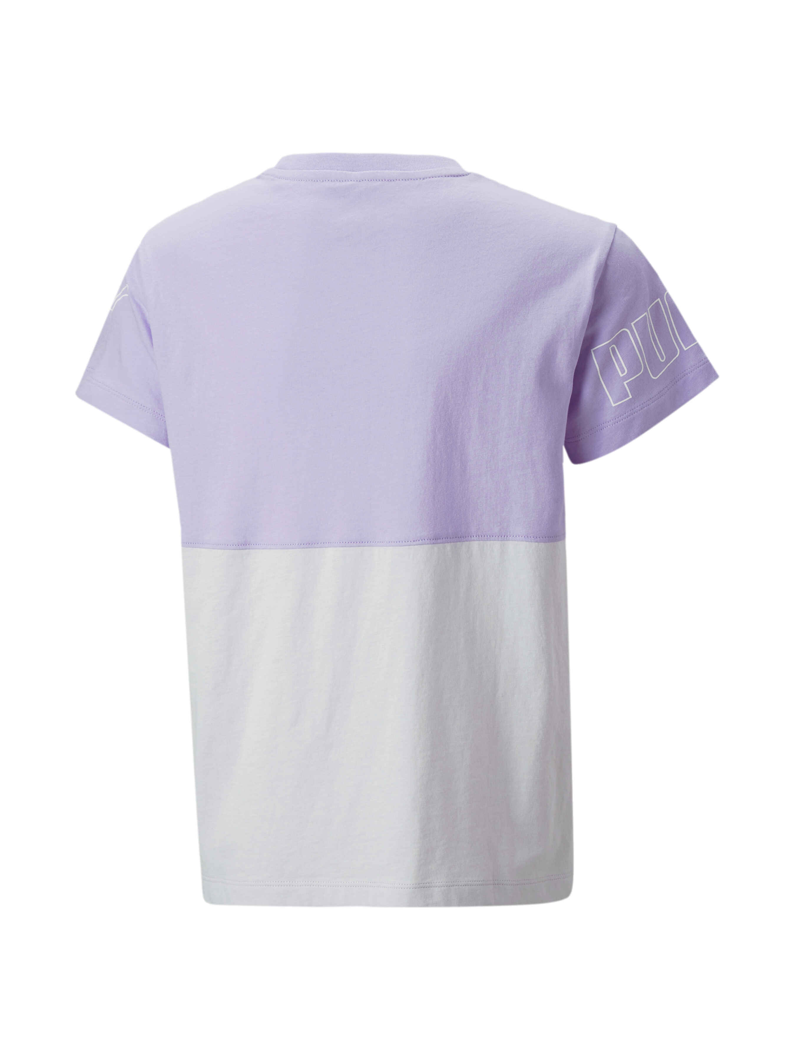 

PUMA Power Colorblock Tee Футболка (673547_25) Для девочек, цвет - Сиреневый