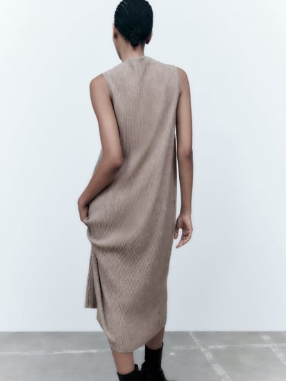 Платье миди ZARA модель 67775 — фото - INTERTOP