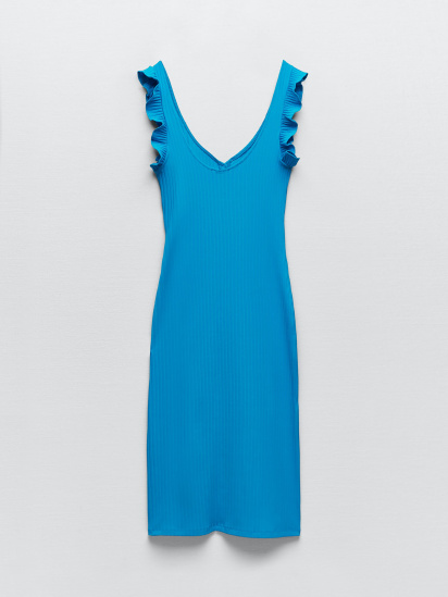 Платье миди ZARA модель 67803 — фото 4 - INTERTOP