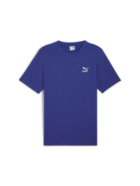 Синий - Футболка PUMA Classics Small Logo Tee