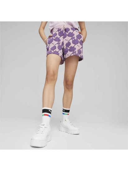 Шорты спортивные PUMA Ess+ Blossom Aop Shorts модель 679820 — фото 3 - INTERTOP