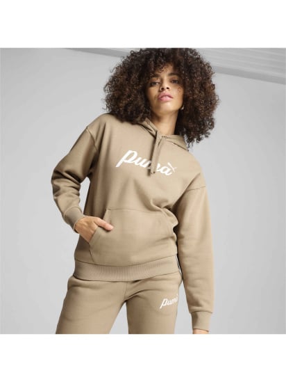 Худи PUMA Ess+ Script Hoodie Fl модель 681534 — фото 3 - INTERTOP