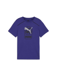 Синий - Футболка спортивная PUMA Active Sports Graphic Tee