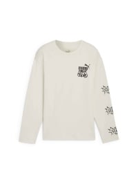 Білий - Лонгслів PUMA Ess+ Mid 90s Ls Tee