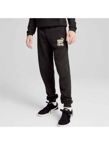 Штаны спортивные PUMA Ess+ Mid 90s Sweatpants Fl модель 681878 — фото 3 - INTERTOP