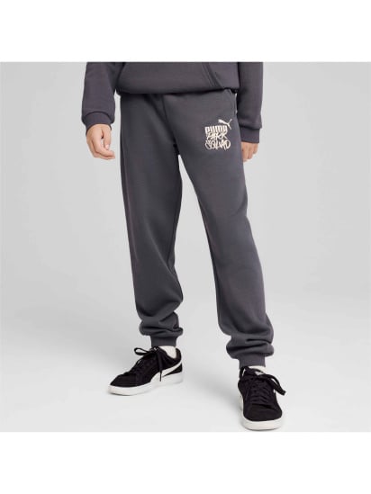 Штаны спортивные PUMA Ess+ Mid 90s Sweatpants Fl модель 681878 — фото 3 - INTERTOP