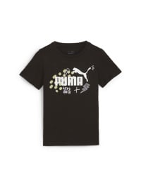 Чёрный - Футболка PUMA Ess+ Fc Tee