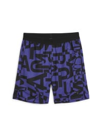 Синий - Шорты PUMA Runtrain Aop Shorts