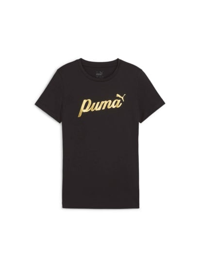 Футболка PUMA Ess+ Script Metallic Tee модель 682778 — фото - INTERTOP