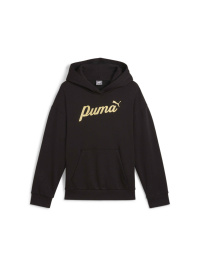 Чёрный - Худи PUMA Ess+ Script Hoodie Fl