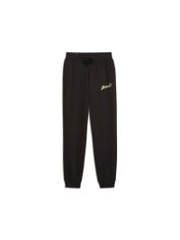 Чёрный - Штаны спортивные PUMA Ess+ Script Pants Fl