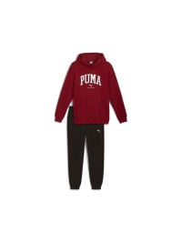 Красный - Спортивный костюм PUMA Squad Hooded Suit Fl