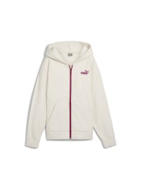 Білий - Кофта спортивна PUMA Ess Elevated Full-zip Hoodie