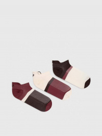 Бордовий - Набір шкарпеток Asics 3PPK Color Block