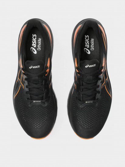 Кросівки для бігу Asics GT-1000 12 GTX модель 1011B684-001 Чорний, помаранчевий — фото 5 - INTERTOP