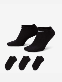 Чёрный - Набор носков NIKE Ltwt Ns 3pr-Value 108