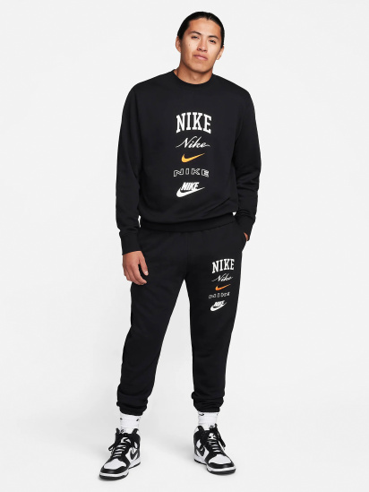 Свитшот NIKE Club Fleece Crew-Neck модель FN2610-010 — фото 3 - INTERTOP