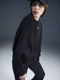 Чорний - Світшот NIKE Sportswear Phoenix Fleece