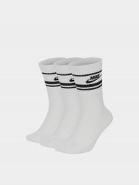 Білий - Набір шкарпеток NIKE Crew Essential Stripe