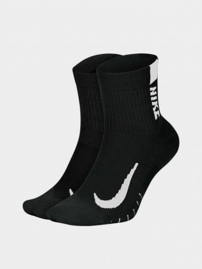 Набор носков NIKE U NK MLTPLIER ANKLE 2PR модель SX7556-010 — фото - INTERTOP