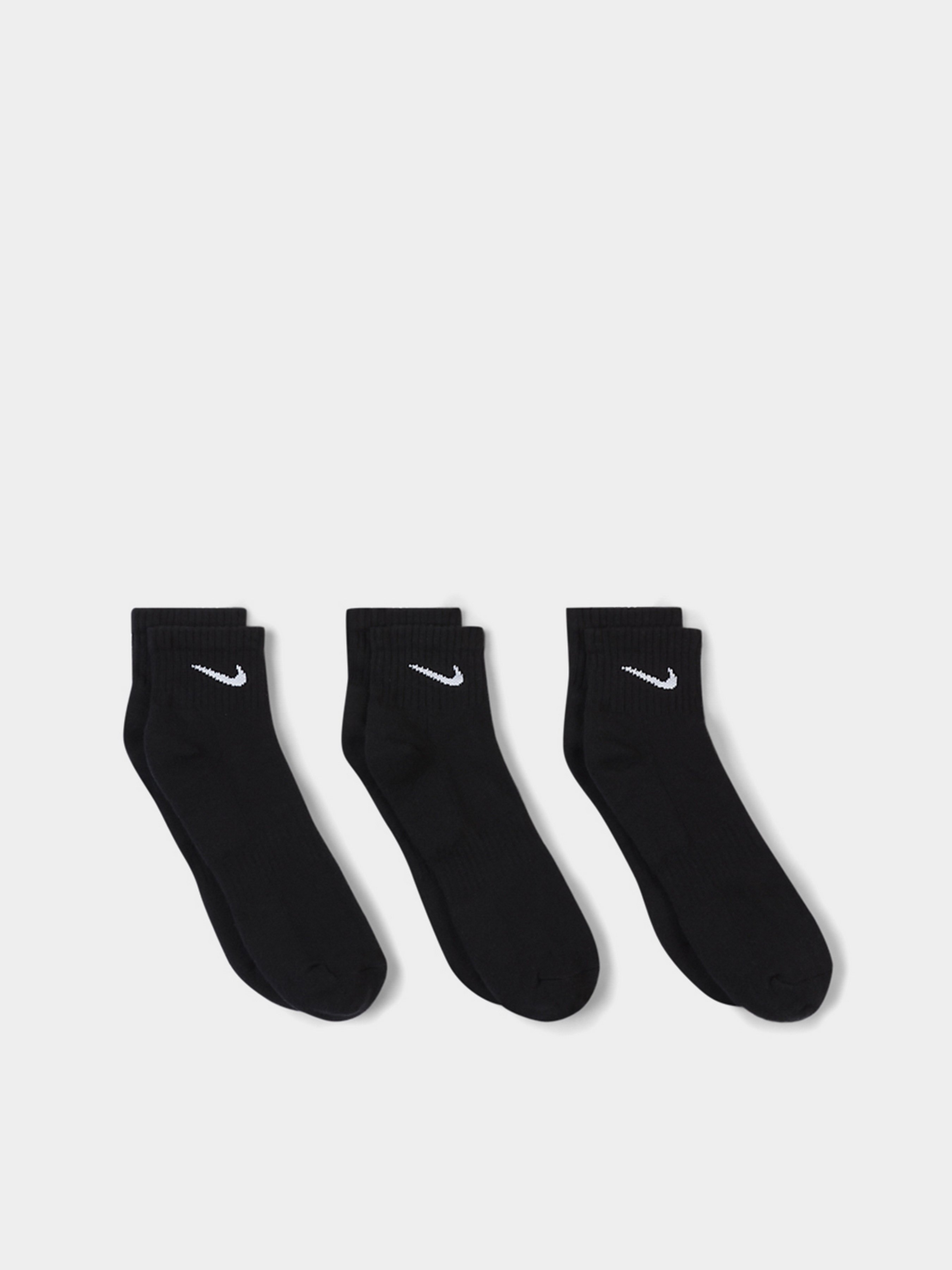 

NIKE Everyday Cushion Ankle Набор носков (6T852) Мужское, цвет - Чёрный