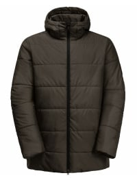 Коричневый - Пуховик Jack Wolfskin Deutzer Long Jkt