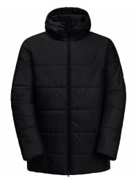 Чёрный - Пуховик Jack Wolfskin Deutzer Long Jkt