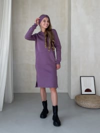 Фіолетовий - Сукня міді Silvio Merlini