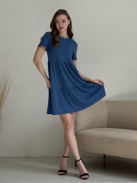 Синий - Платье мини Silvio Merlini