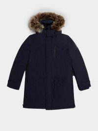 Синій - Зимова куртка GUESS Faux Fur Hooded Smart