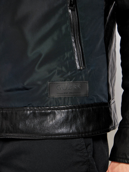 Куртка кожаная GUESS модель M1RL48-WDMP0-JBLK — фото 5 - INTERTOP