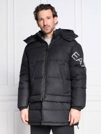 Чорний - Зимова куртка EA7