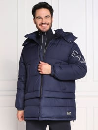 Темно-синій - Зимова куртка EA7