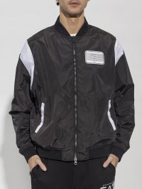 Чорний - Демісезонна куртка EA7 Graphic Series