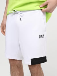 Белый - Шорты EA7 Logo Series