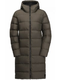 Коричневий - Зимова куртка Jack Wolfskin Frozen Palace Coat