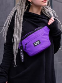 Фиолетовый - Поясная сумка Without
