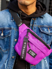 Фиолетовый - Поясная сумка Without