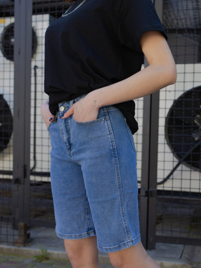 Шорти джинсові Without модель 8049004 — фото 4 - INTERTOP