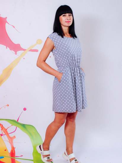 Платье мини Носи своє модель 8131-077-goroh-na-sromu — фото - INTERTOP