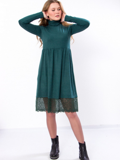 Платье миди Носи своє модель 8151-096-zelenij — фото 4 - INTERTOP