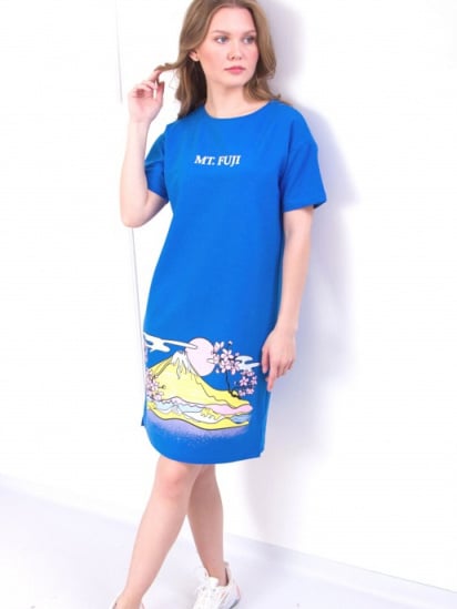 Платье-футболка Носи своє модель 8201-057-33-dzhins — фото - INTERTOP