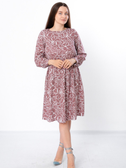 Платье миди Носи своє модель 8217-102-kvti-popelqsta-lavanda — фото - INTERTOP