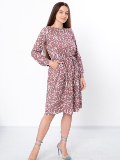 Платье миди Носи своє модель 8217-102-kvti-popelqsta-lavanda — фото 3 - INTERTOP