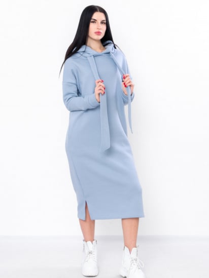 Платье миди Носи своє модель 8255-025-blakitna-pudra — фото - INTERTOP