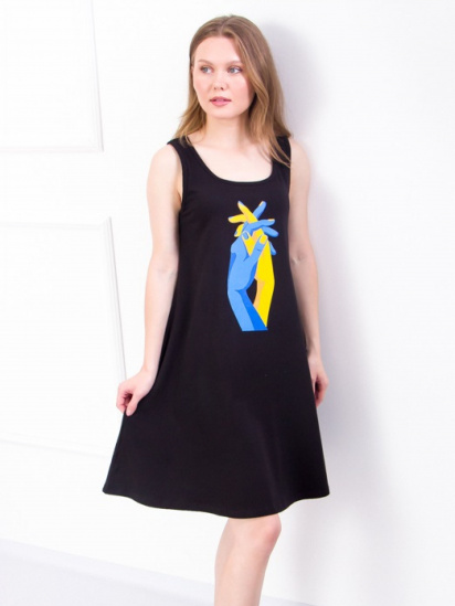 Платье мини Носи своє модель 8283-036-33-chornij — фото - INTERTOP