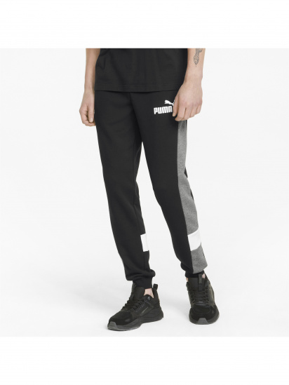 Штаны спортивные PUMA Ess+ Colorblock Pants модель 848773 — фото 3 - INTERTOP