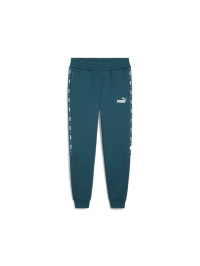 Зелёный - Штаны спортивные PUMA Ess+ Tape Sweatpants