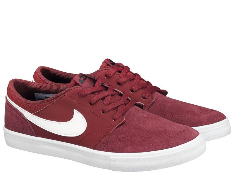 

Кроссовки мужские NIKE SB PORTMORE II SS Burgundy 880266-610, Бордовый