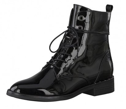 Ботинки со шнуровкой S.Oliver модель 25102-21-018 BLACK PATENT — фото - INTERTOP